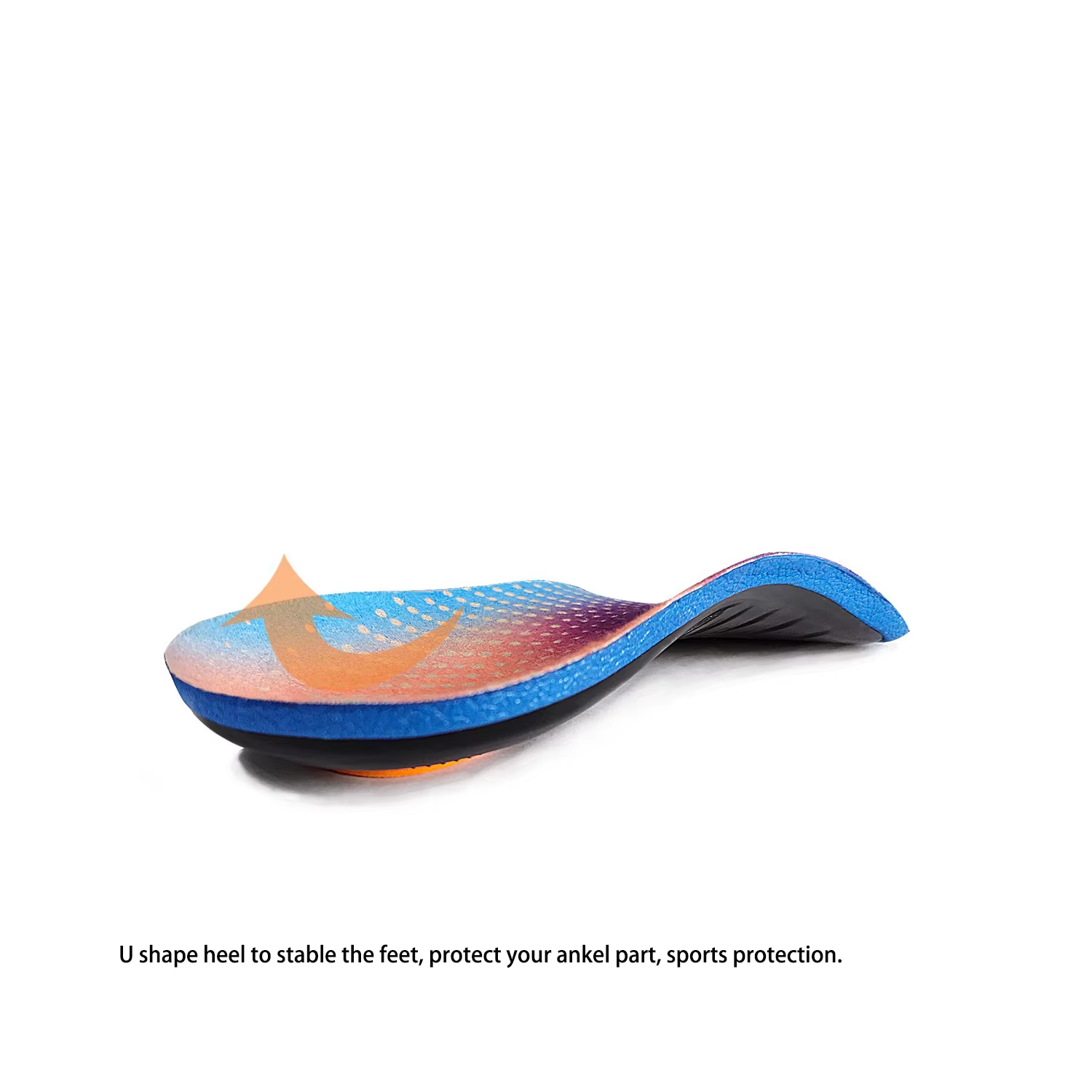 Orthopedic 3/4 arch support insoles - EVA core with nylon arch reinforcement